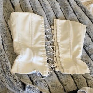 Danielle Guizio SATIN CORSET